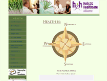 Tablet Screenshot of holistichealthcarealliance.com